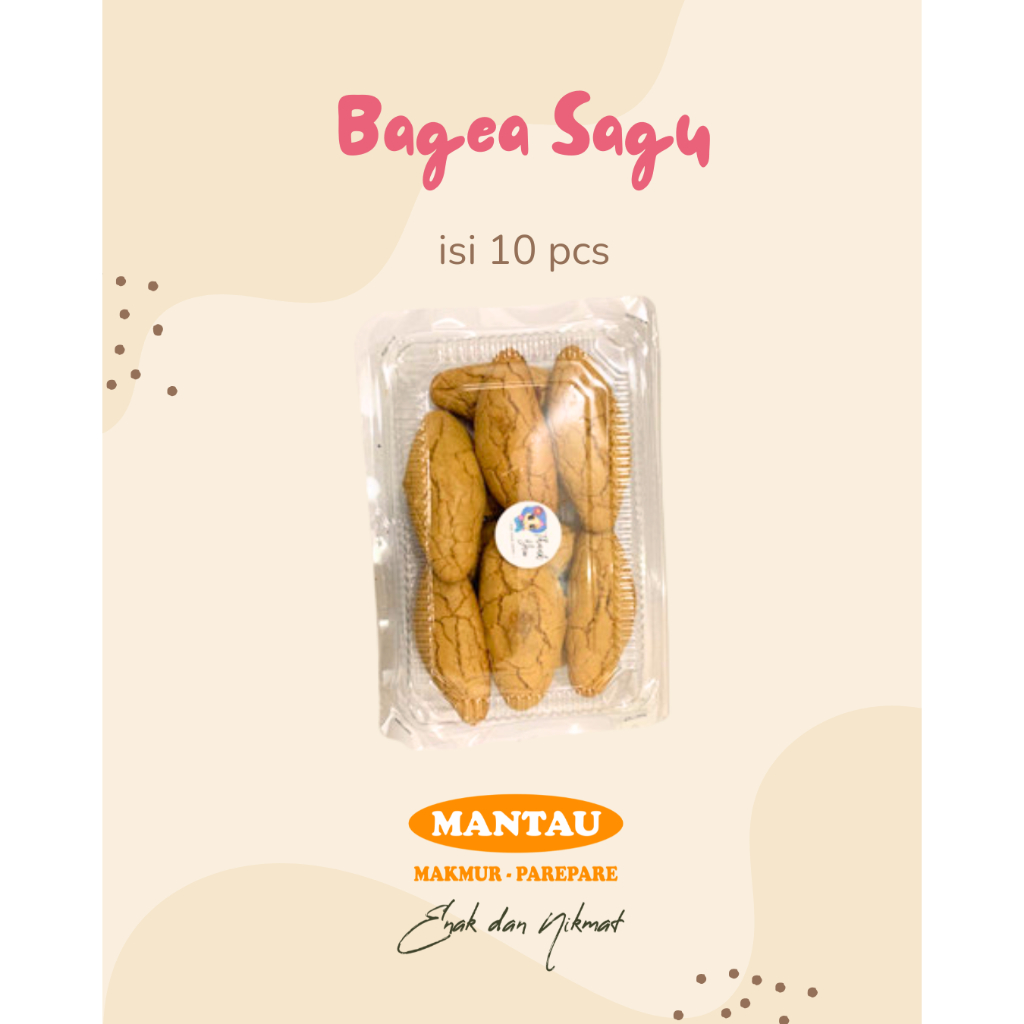 kue bugis bagea sagu
