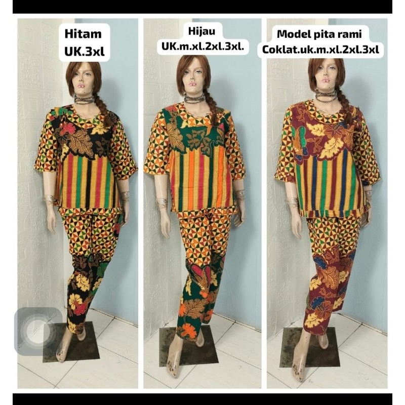 Baju Tidur Shanghai Batik Bagan Siapi-Api