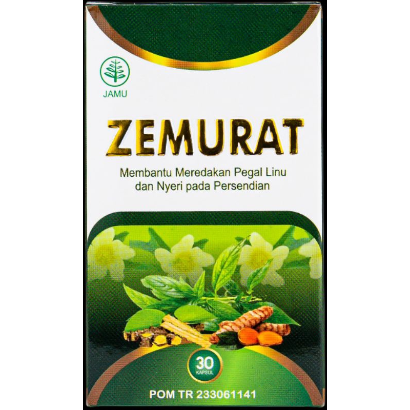 

ZEMURAT - Herbal Jamu Pegal Linu & Nyeri Sendi | 30 Kapsul | Terdaftar BPOM