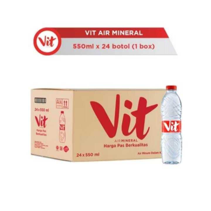 

Vit Air Mineral botol 550 ml 1 dus isi 24 botol
