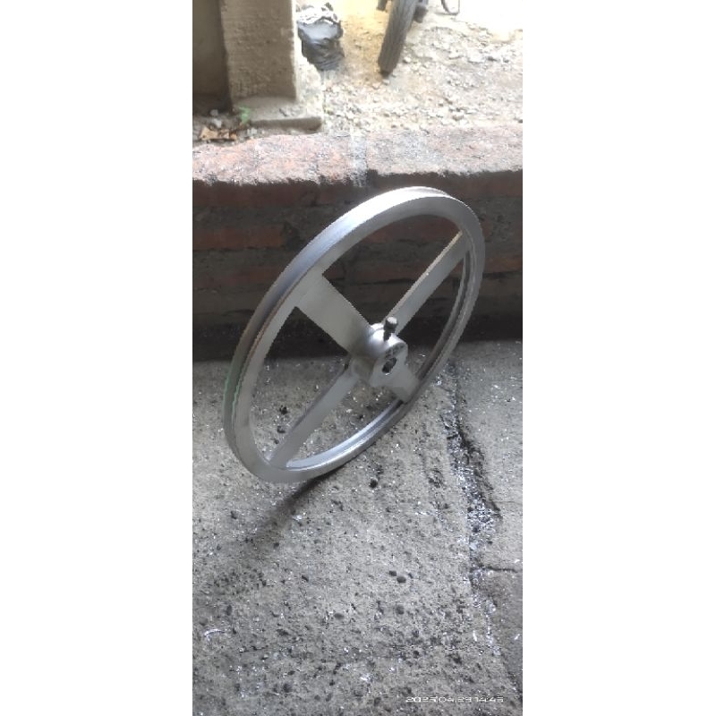 puli pulley poli A1 x 14 inch as 12 mm - 30 mm pulley alumunium