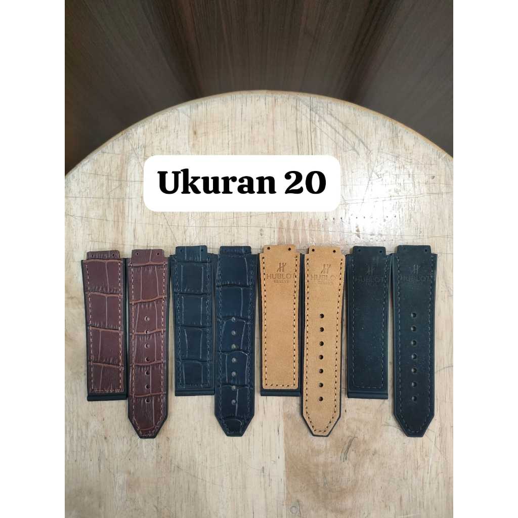 Tali Jam Tangan Hublot / Strap Jam Tangan Hublot Ukuran 20