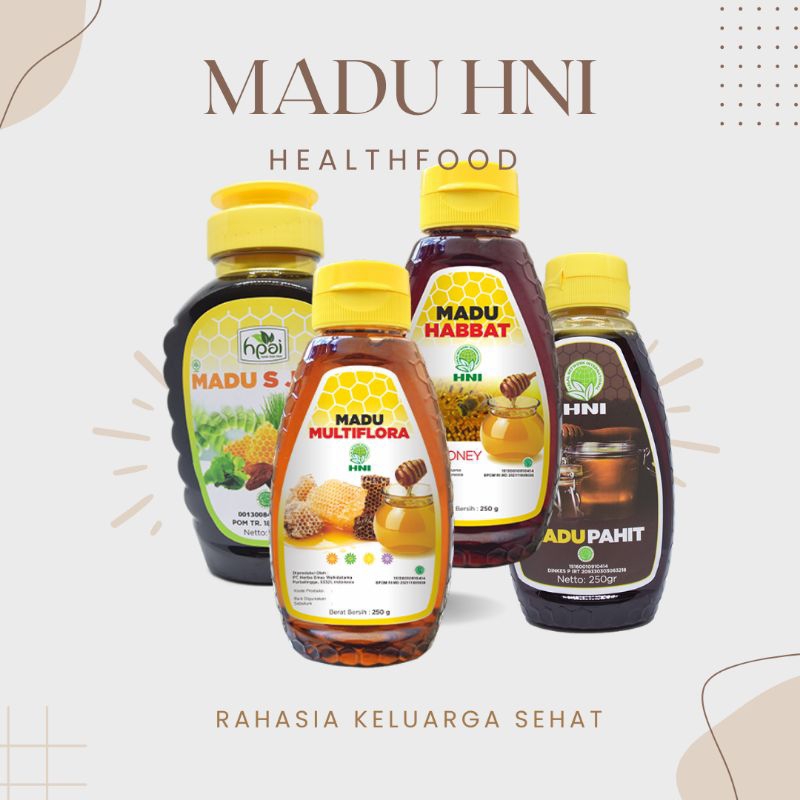 

Madu HNI Madu Habbat Madu Multiflora Madu Pahit Madu Sapu Jagat