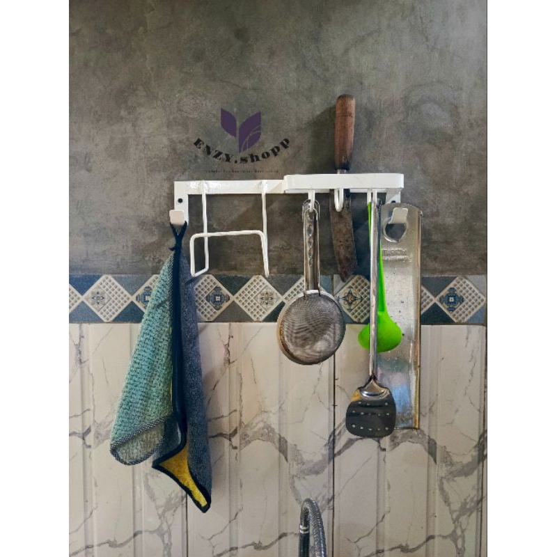 Rak Gantungan  sutil spatula dan tempat pisau