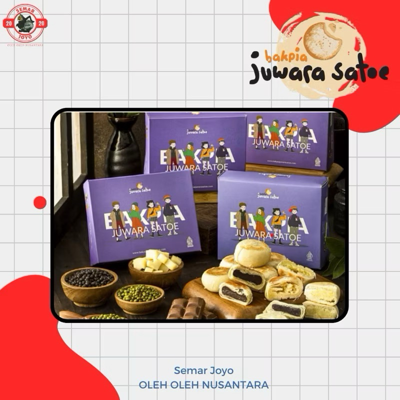 

Bakpia Juwara Satoe - Basah (Terlaris)