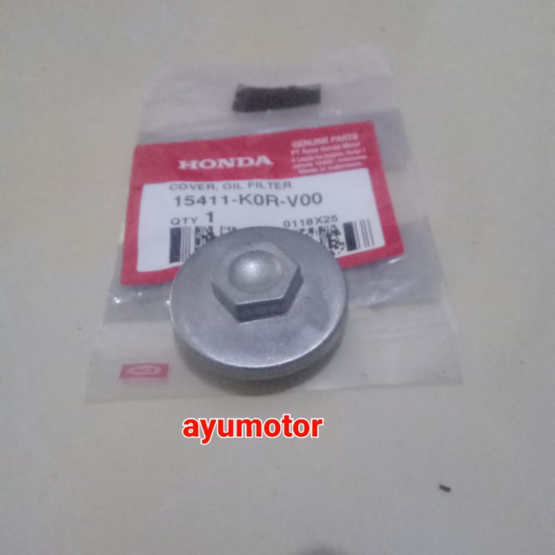 cover oil filter baut tutup saringan oli adv 160 beat k1a pcx 160 stylo 160 vario 160 original honda