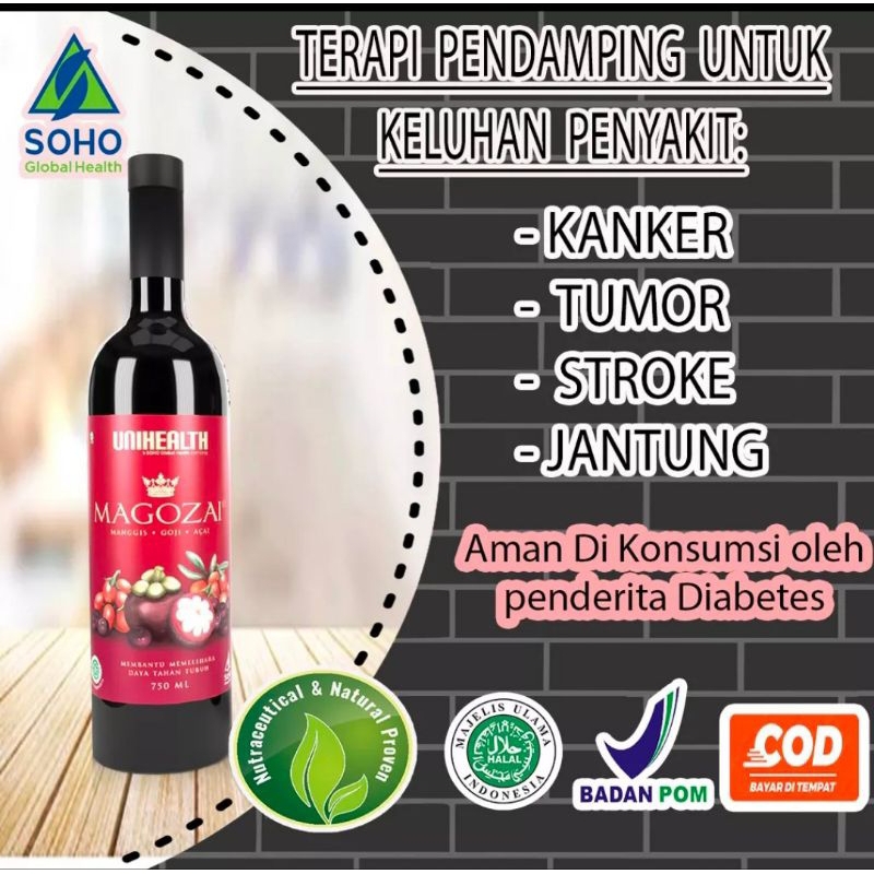 Magozai 750ml (gratis packing Styrofoam)
