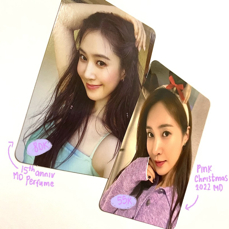 [SNSD] [OhGG] PHOTOCARD HYOYEON YURI SG23 SG20 15th ANNIVERSARY PERFUME SNSD PINK CHRISTMAS 2022 SNS