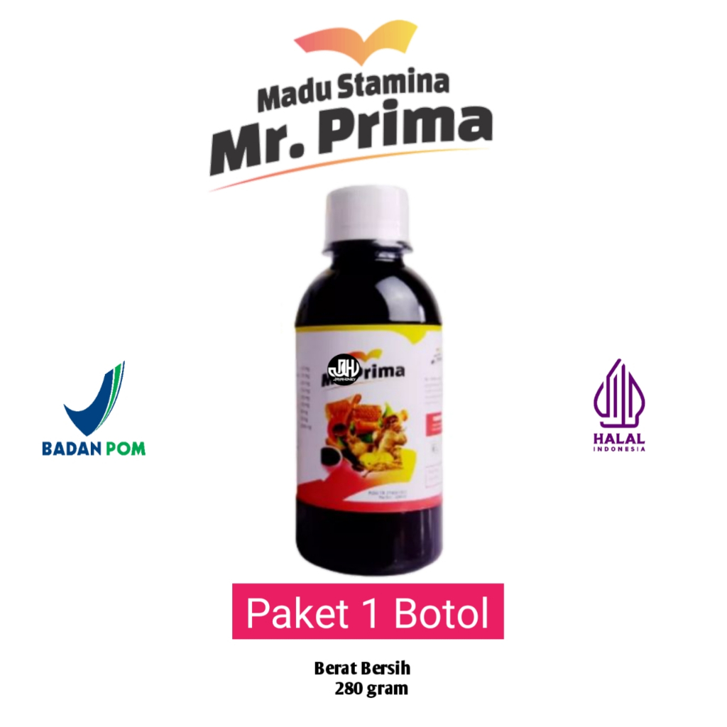 

Mr Prima 1 Botol Madu Berkhasiat Madu Asli 100%