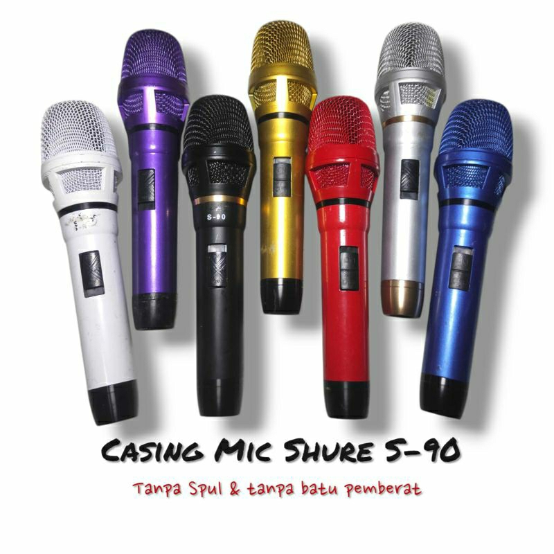 Cuci Gudang Casing Mic Shure S-90 Tanpa Spul mic