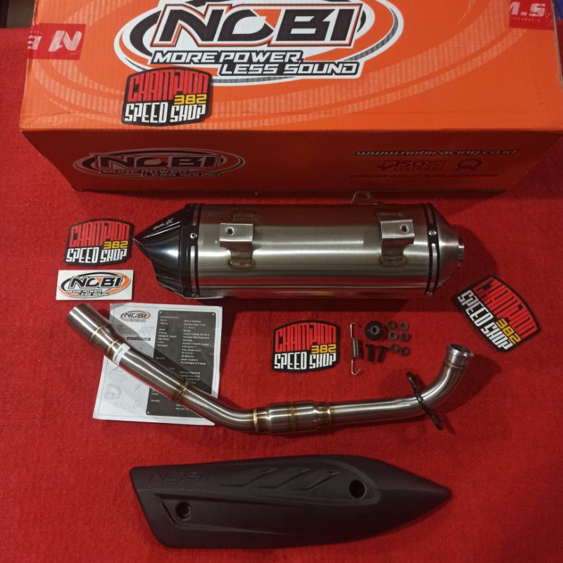 Knalpot Standar Racing NOBI NOB1 Bold X Stainless All New NMAX Turbo Tech Max Neo S All New Aerox 15