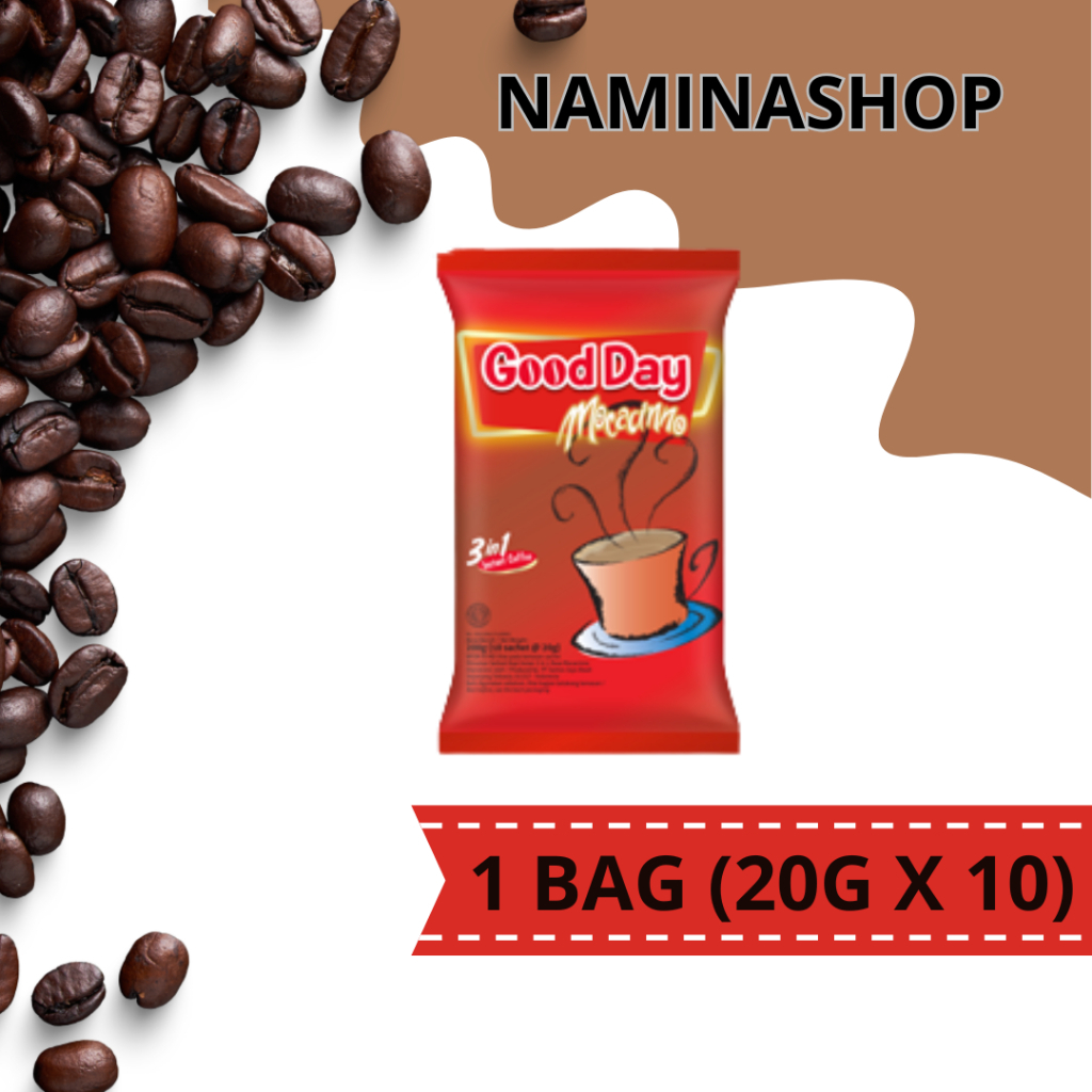

GOOD DAY KOPI INSTANT 3 IN 1 MOCACINNO BAG 10X20g