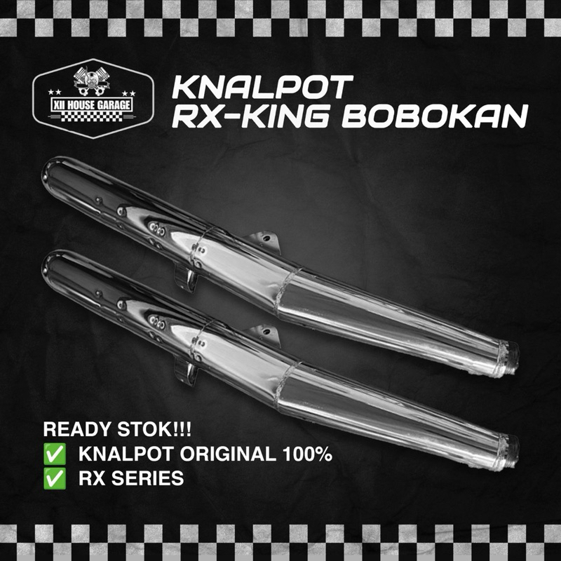 KNALPOT RX KING BOBOKAN PAYAKUMBUH ORIGINAL RXK RXS YT115
