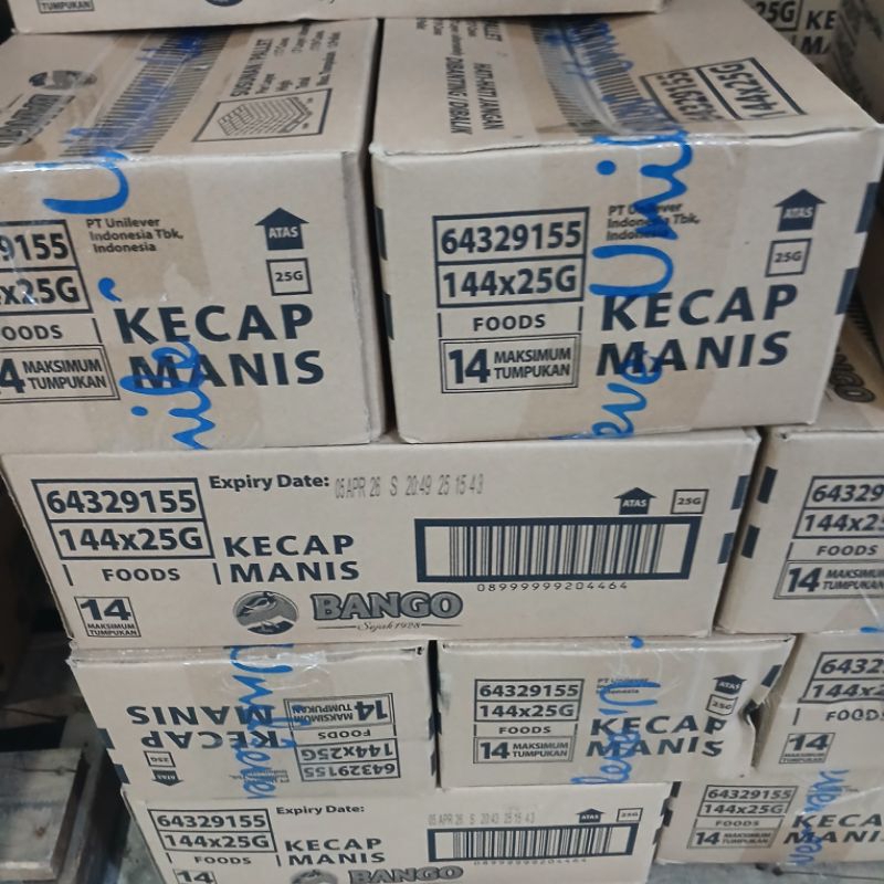 

Kecap Manis Bango 1 Dus | 144 x 25gr