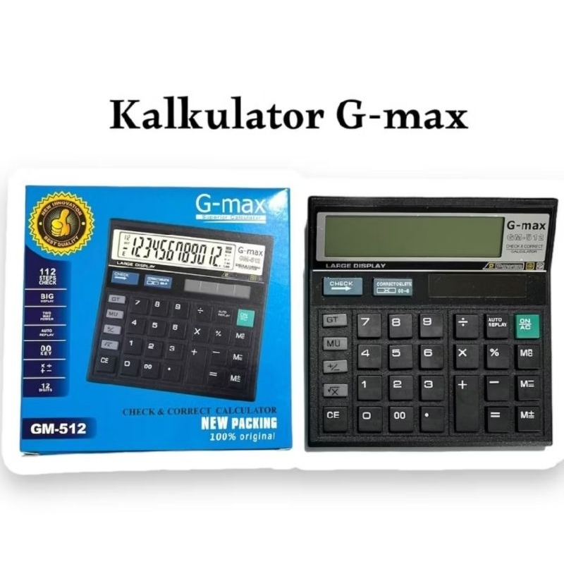 

Kalkulator Gmax 512 12 digit