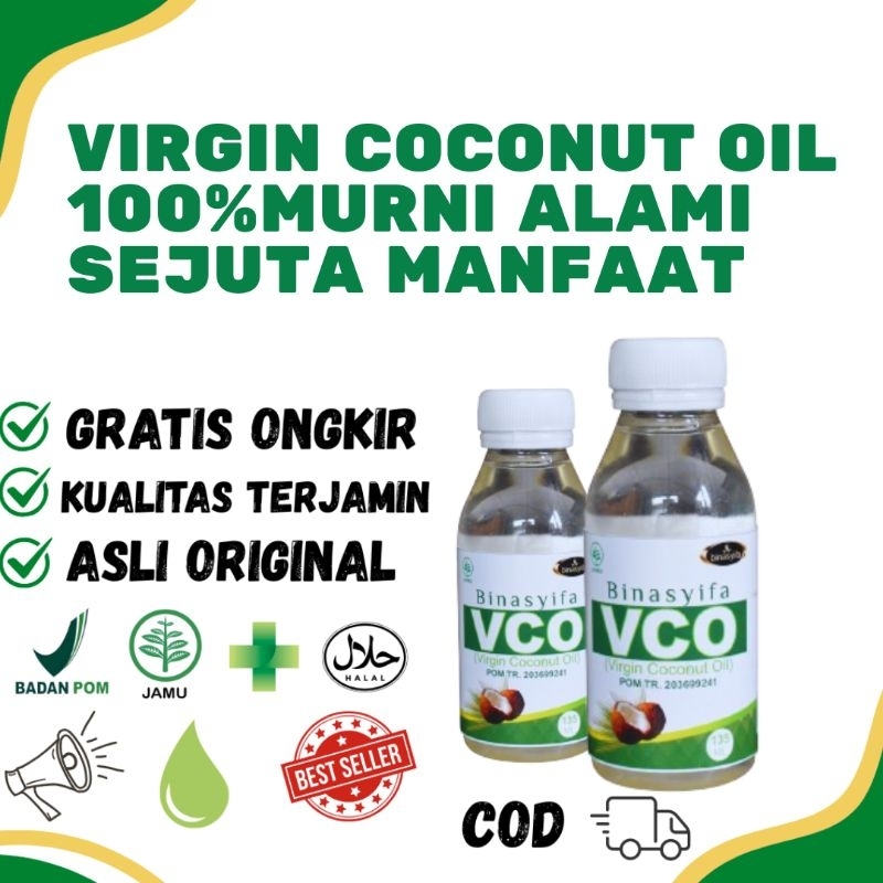 

Virgin Coconut Oil Minyak Kelapa Asli 100% murni isi 135-500ml