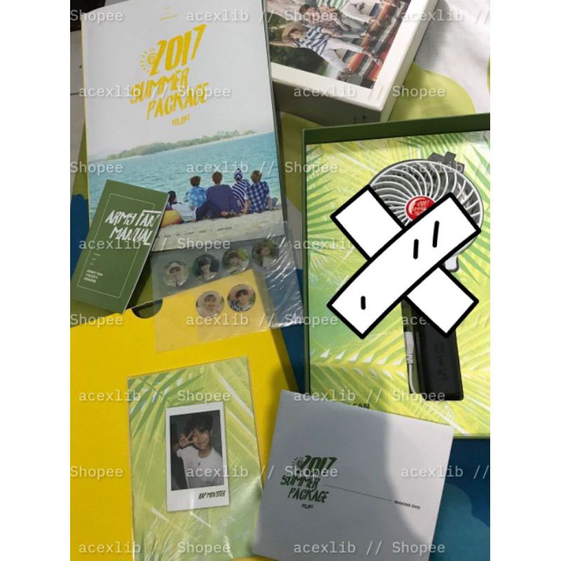 BTS Summer Package 2017 Bangtan 17 Palawan Selfie Book RM Merch Goods Official Sumpack
