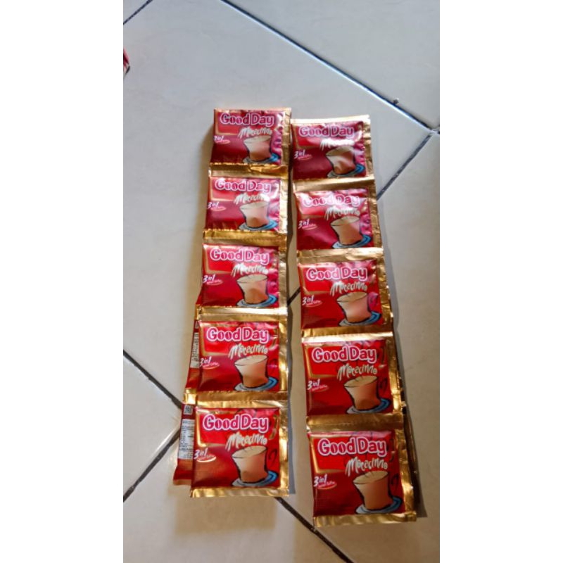 

Good Day mocaninno 1 renteng isi 10pcs 20gram paling murah