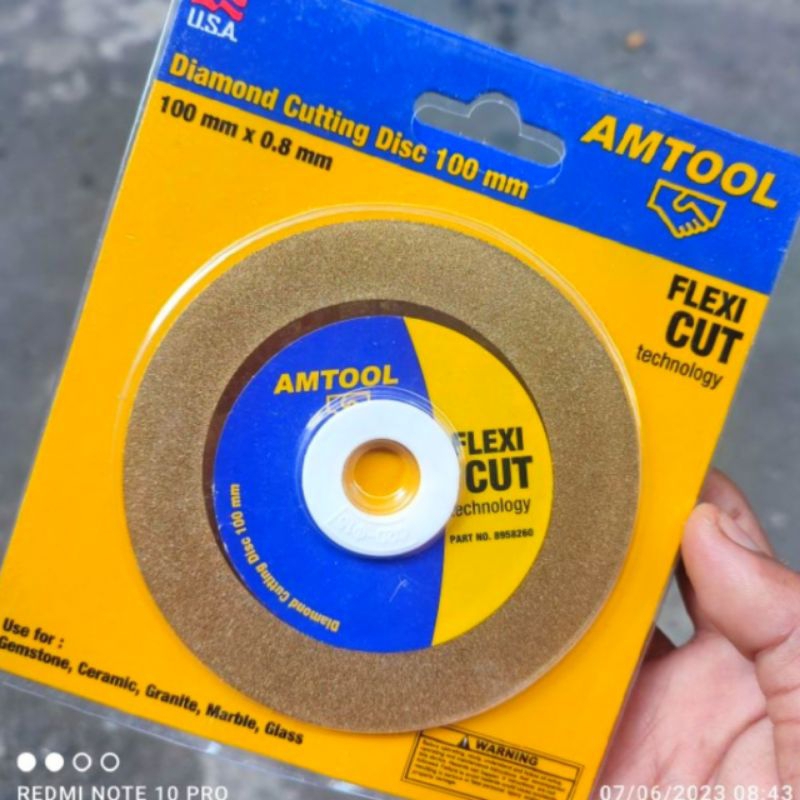 Mata Gerinda 4 Inch Potong Dan Poles Kaca -Alat Potong Kaca Dan Poles 4 Inch KLEBER Original