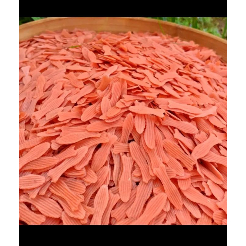 

KERUPUK IKAN RASA UDANG, LANGSUNG GORENG TANPA DI JEMUR