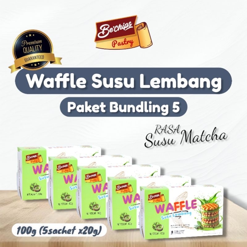 

Waffle Susu Lembang Matcha Milk (100g x 5pc)