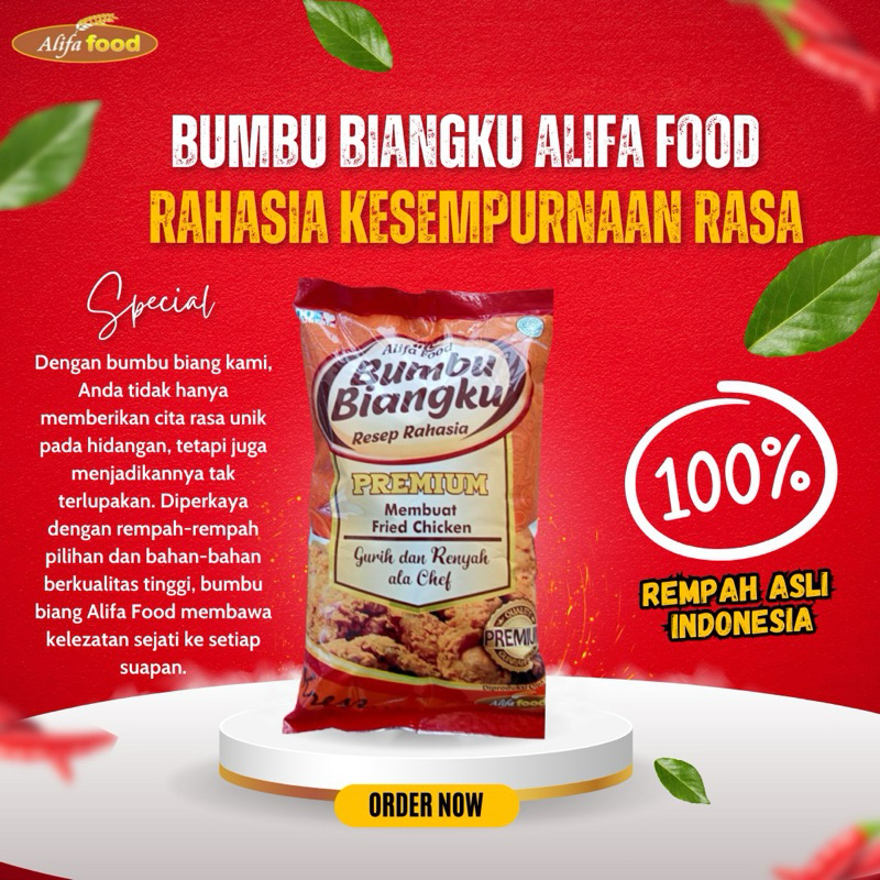 

bumbu biang premium 600gr,tepung premix serbaguna,bumbu biang crispy