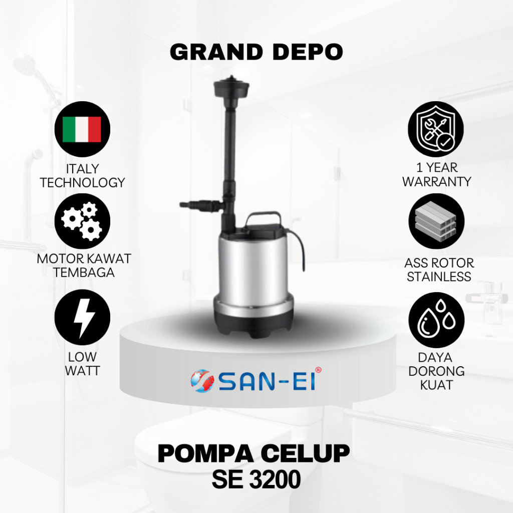 San Ei Pompa Air Celup SE 3200 / Pompa Air Celup San Ei