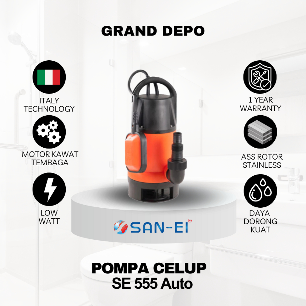San Ei Pompa Air Celup SE 555 Auto / Pompa Air Celup San Ei
