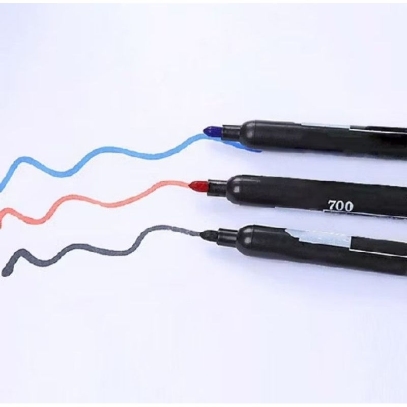 

066. Spidol Permanent Spidol Hitam Biru Merah Permanent Marker Spidol S051q