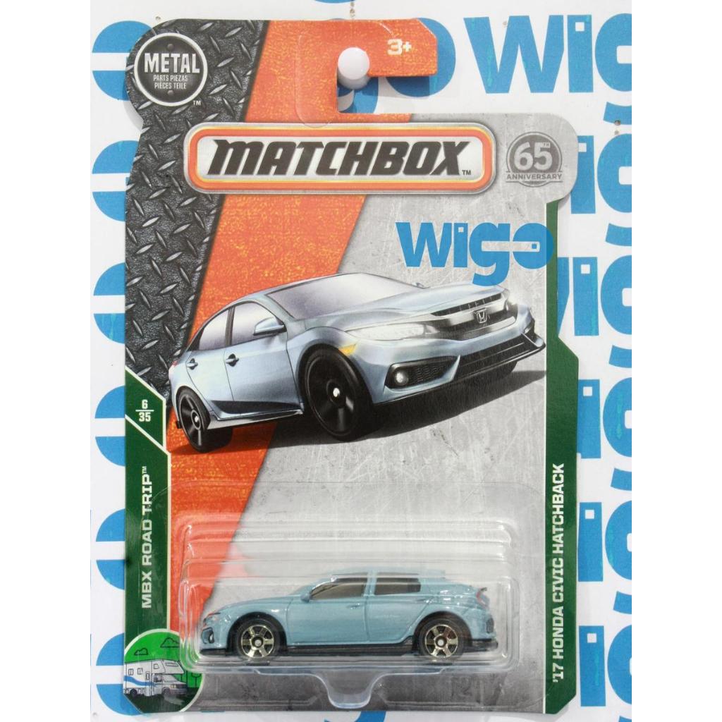 Matchbox 17 Honda Civic Hatchback biru Diecast lot C 2018