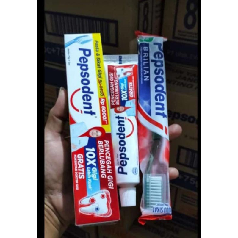 PASTA GIGI SIKAT GIGI PEPSODENT CIPTADENT