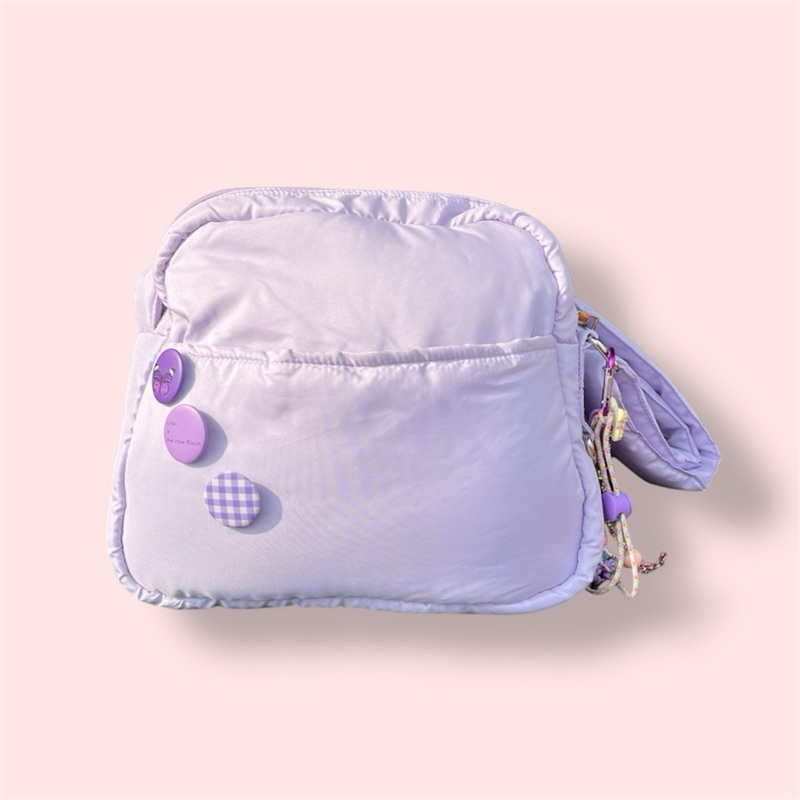 SRS Slingbag Puffy Lilac | Tas Puffy | Tas Wanita | Tas Slempang Wanita Puffy