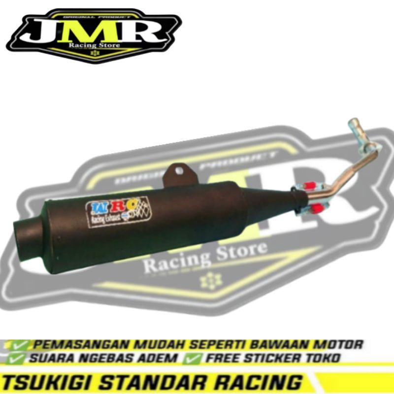 knalpot tsugigi standar racing WRC supra-x Supra fit Revo absolut Jupiter Jupiterz Blade kharisma Ki