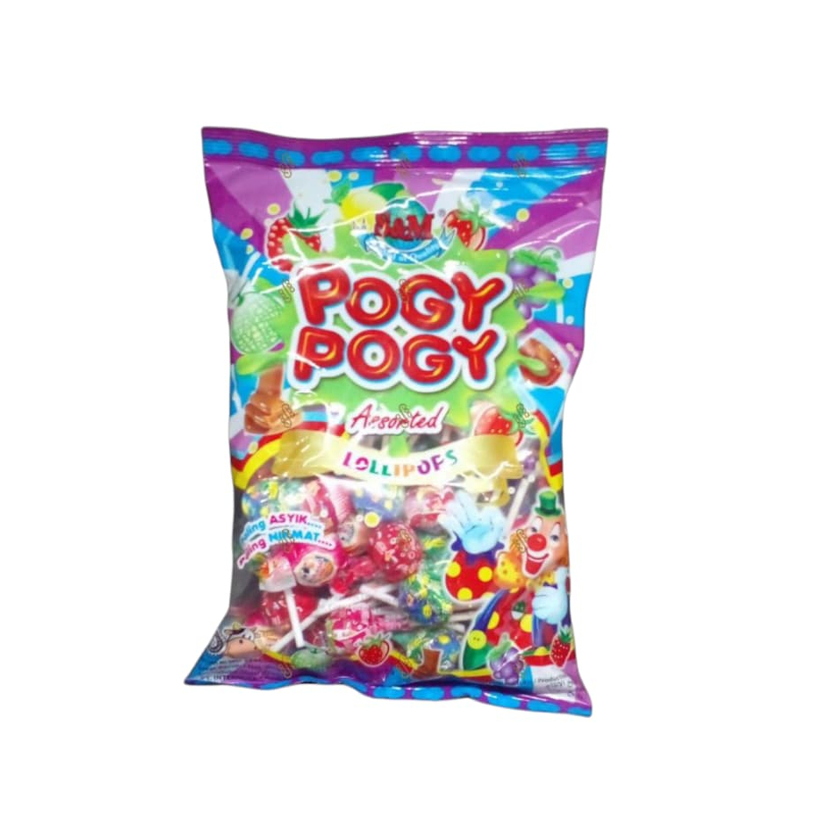 

Pogy Pogy Assorted Lollipops Zak 10gr - Zak Isi 50 Pcs