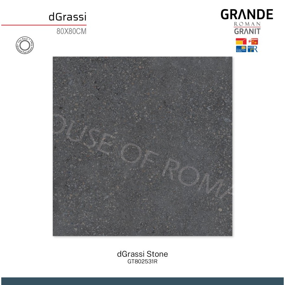 ROMAN GRANIT GRANDE dGrassi Stone 80x80 GT802531R ROMAN GRANIT