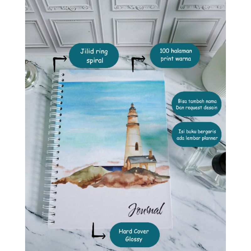 

buku custom nama a5 - buku catatan - kado unik dan lucu bisa request desain