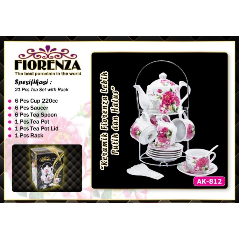 Tea Set Fiorenza Ak-812