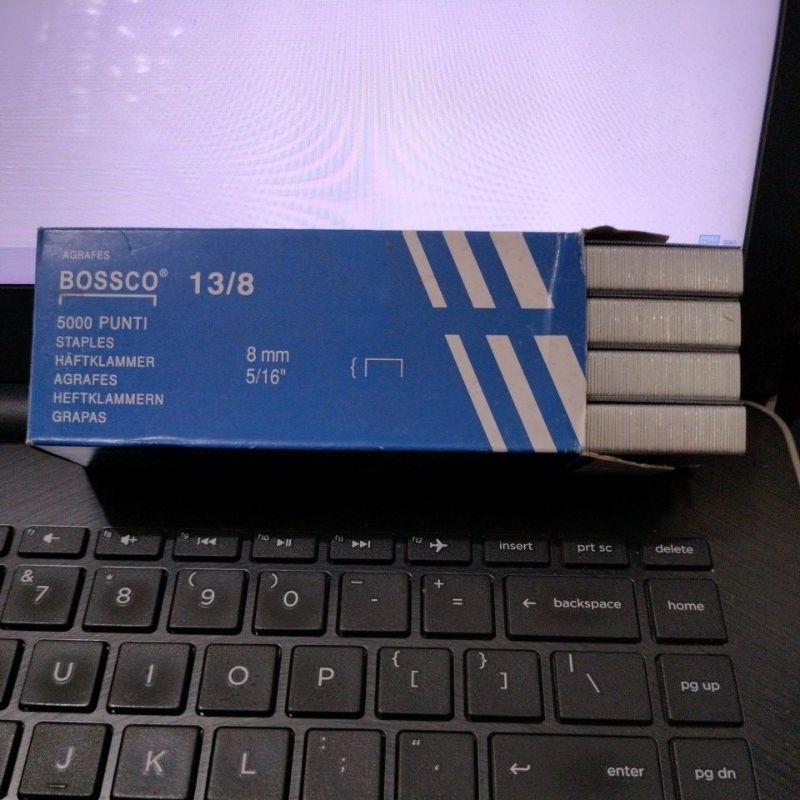 

Paku Tembak Manual / Isi Stapler Tembak / Isi Steples Angin 13/8 (5000pin)