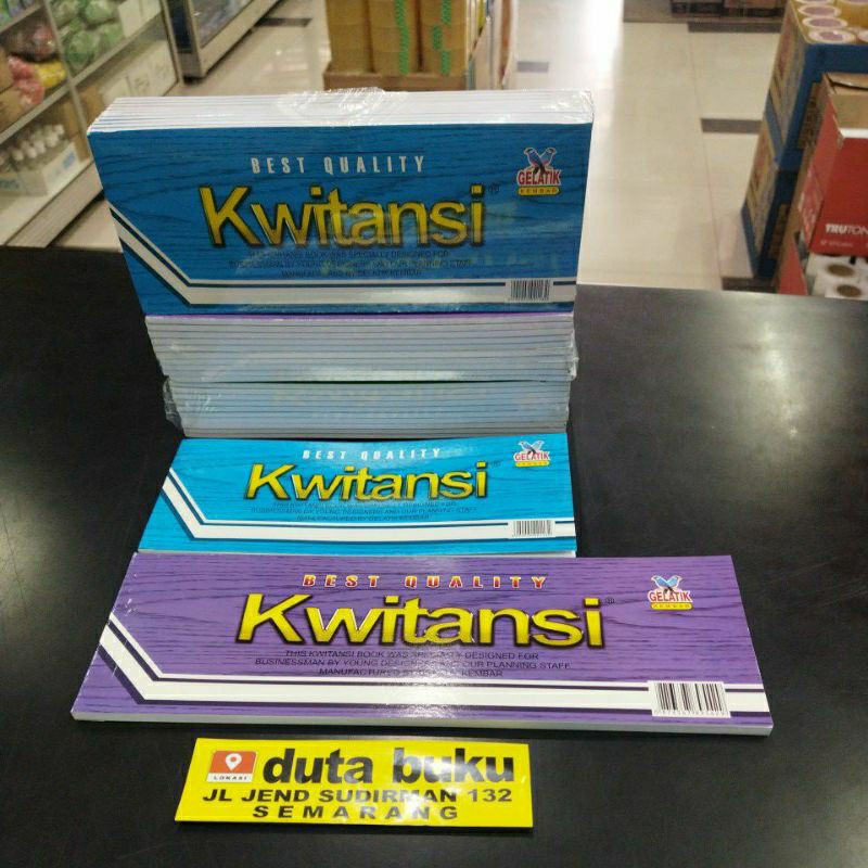 

Buku Kwitansi Kuitansi Gelatik Kembar GK Sedang / Besar