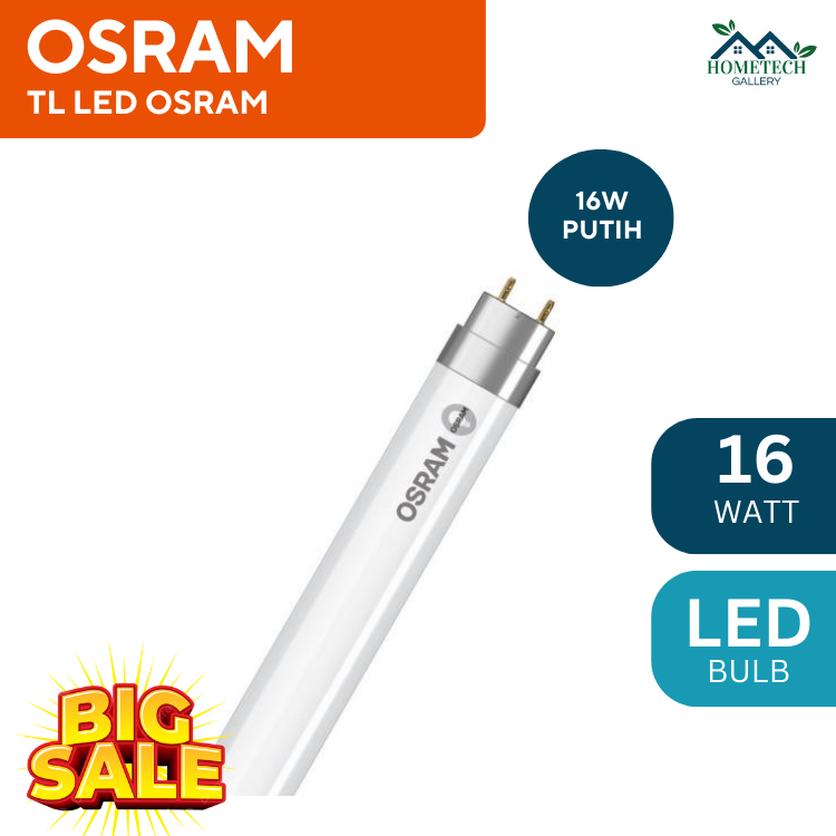 [DISKON CUCI GUDANG] TL LED Osram 16 Watt 6500K 1600 Lumen Lampu Panjang 1.2 Meter - Warna Kuning & 