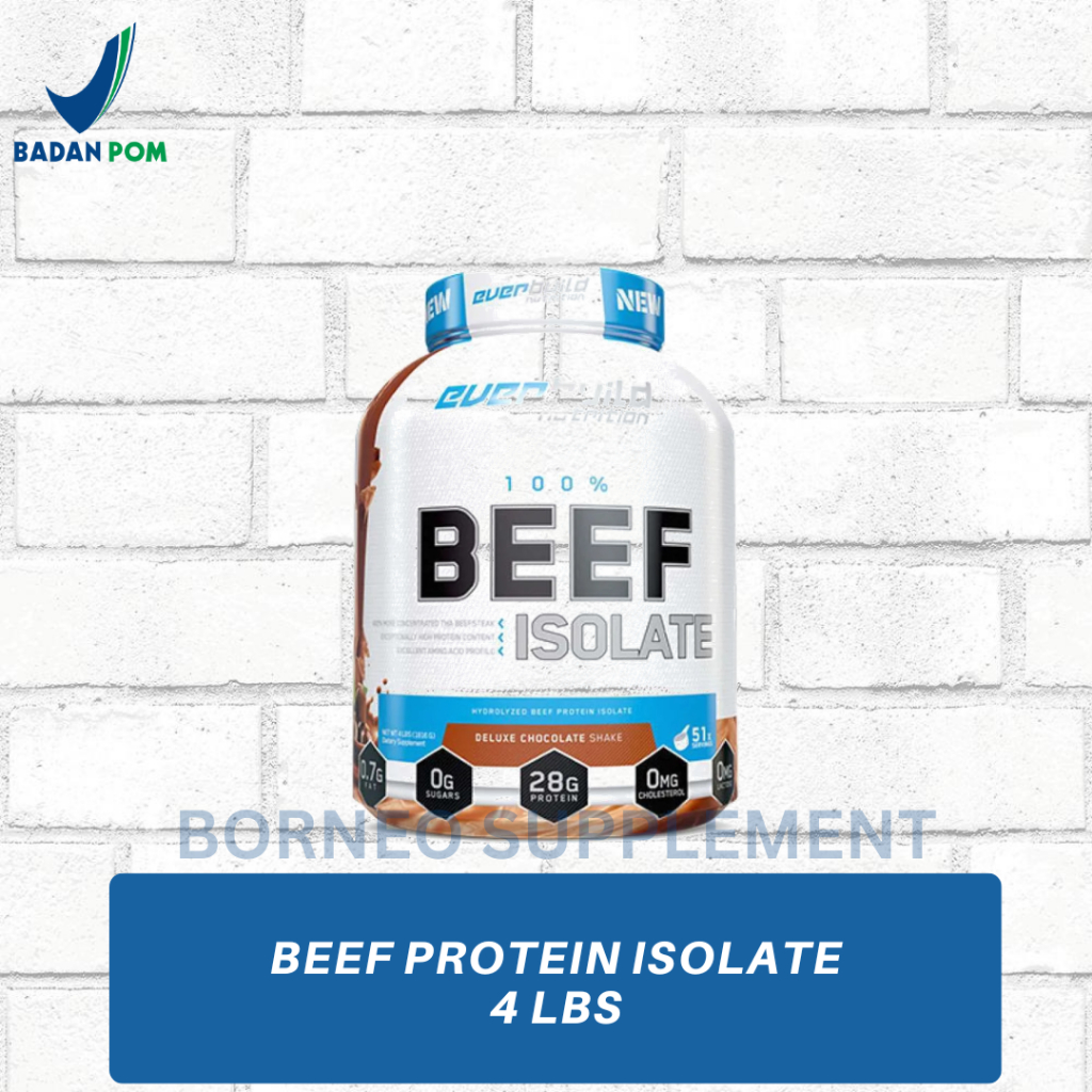 EVERBUILD NUTRITION 100% BEEF PROTEIN ISOLATE 4 LBS