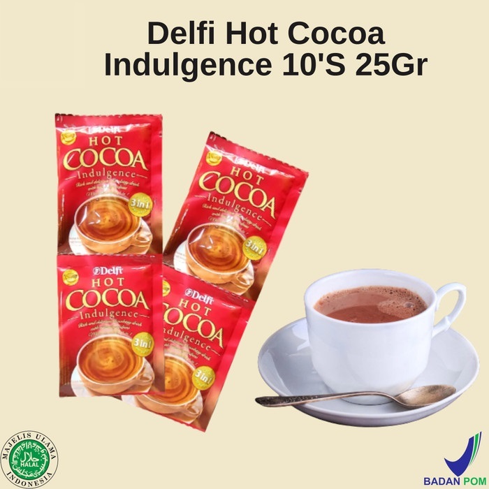 

Max DELFI Hot Cocoa Indulgence Renceng @25gr coklat hotcocoa minuma coklat