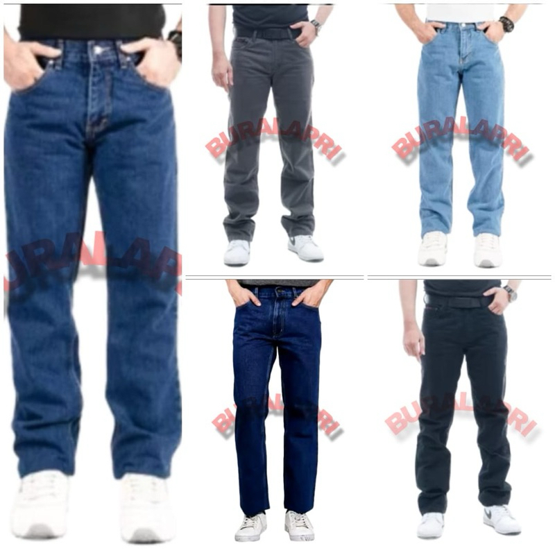 Celana Jeans Pria Reguler Standart Tidak Melar