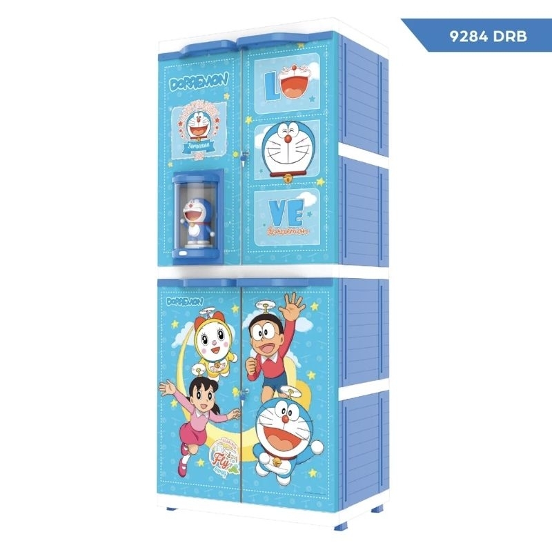 Lemari Plastik Naiba MSC Hellokitty Doraemon