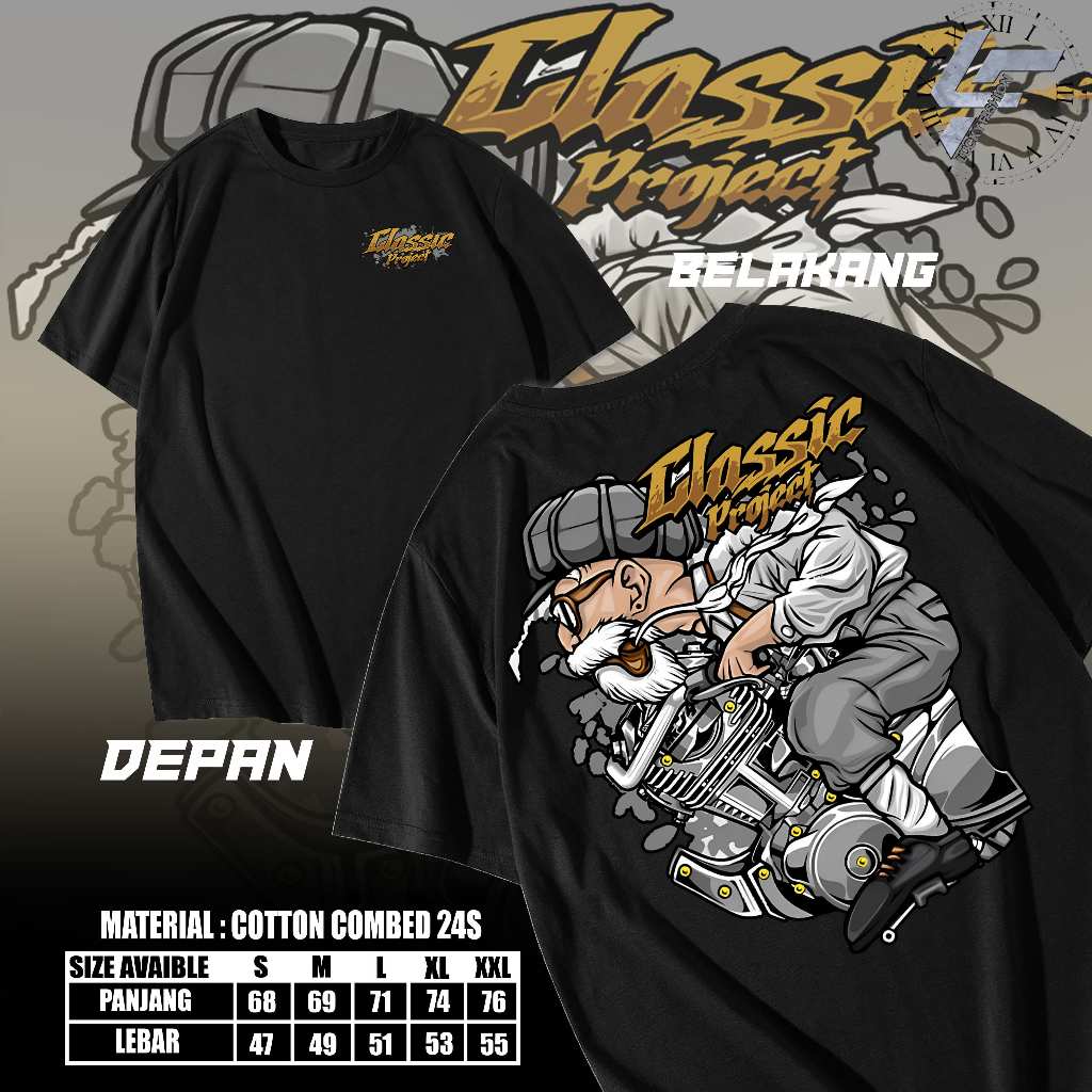 Kaos Racing Mesin Herex - Kaos Pria Distro Herex Style Motor cb gl mp tiger CP.07
