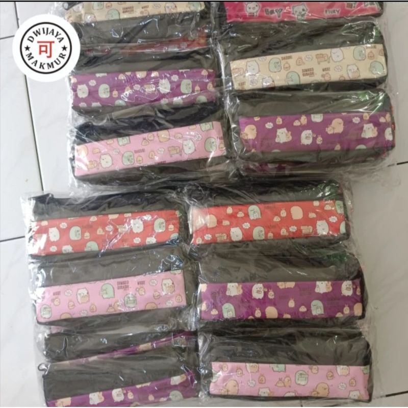 

Kotak Pensil Kain Resleting Zipper / Tempat Pen Pensil