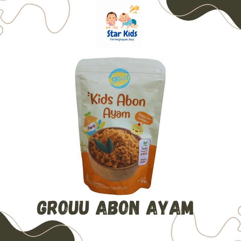 

Grouu Kids Abon Ayam 80 gram