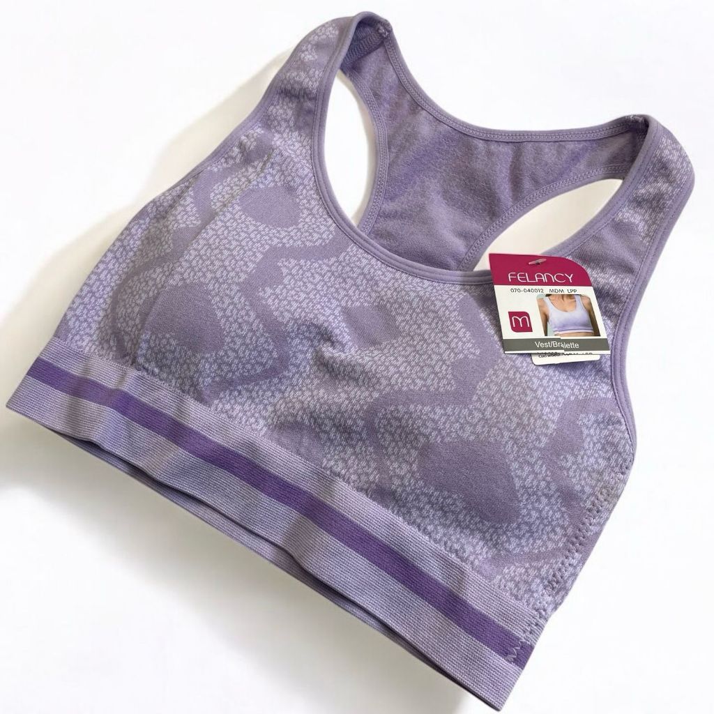 Sport Bra Wanita FELANCY 040012 - Tanpa Kawat - Tanpa Kait - Size L - BH Sport Felancy