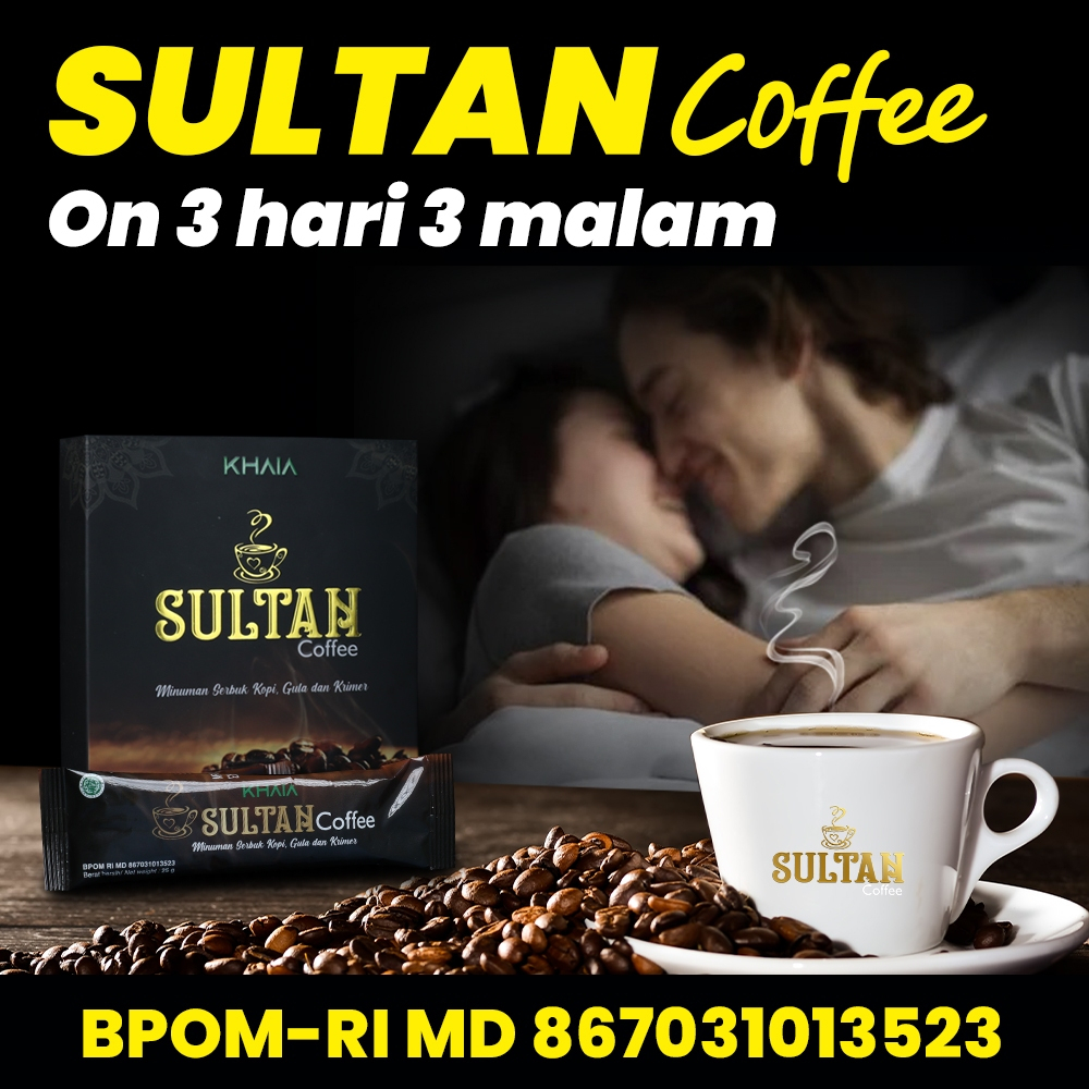 

Kopi Stamina Pria Sultan KHAIA Kuat Tahan Lama Asli Original Ekstra Ginseng Ampuh Privasi Aman BPOM