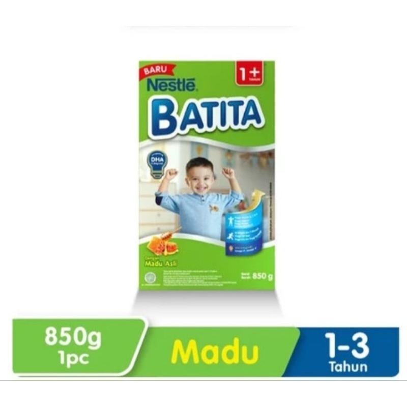 

Nestle Batita 1+ Madu / Vanila 850gr Susu Pertumbuhan 1-3 Tahun
